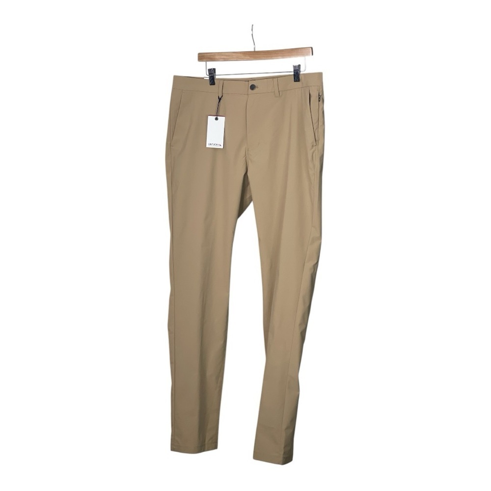 Untuckit Traveler Men's Tan Pants Slim Fit 36/44
